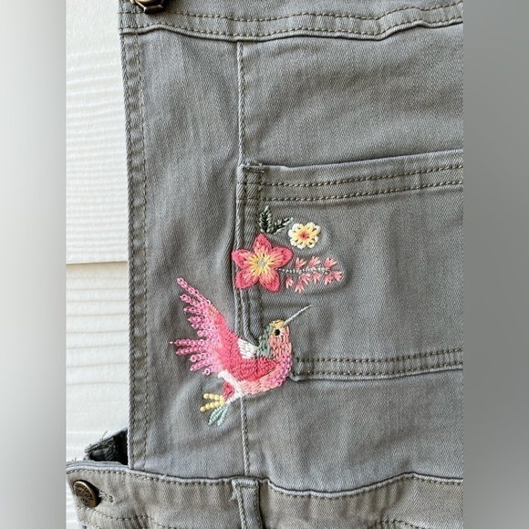 Montaray Girls Overalls Embroidered Dress - Picture 4 of 6